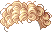 Curl Under Cut Hair, blonde