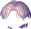 Sensitive Man Hair, purple
