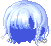 Dew Sparkle Hair, blue