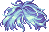 Handsome Mess Hair, blue