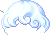 Bubbly Sponge Hair, blue