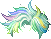 Parrot Hair, green