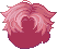 Droopy Cat Ears Hair, red