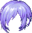 Uneven Hair, purple