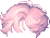 Soft Pearl Hair, red