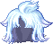 Red Fox's Fate Hair, blue