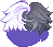 Glitchy Hair, purple