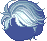 Romantic Writer Hair, blue