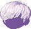 Steamed Bun Hair, purple