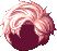 Tousled Pompadour, red