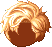 Tousled Pompadour, orange