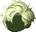 Tousled Pompadour, green