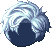 Tousled Pompadour, blue