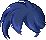 Wild Spiral Hair, blue