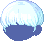 Sleek Bowl Cut, blue