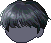 Subtle Haystack Hairdo, blue