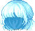 Prim Feathered Bob Hair, blue