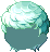 Short 'n' Curly Perm, green