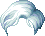 Side-Part Pompadour, blue