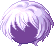 Tousled Fringe Cut, purple
