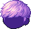 Textured Wavy Bob, purple