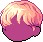 Short Parted Bangs, red