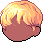 Short Parted Bangs, orange