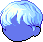 Short Parted Bangs, blue