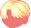 Combed Parted Hair, orange