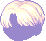 Combed Parted Hair, purple