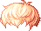 Feathered Wild Bangs, orange
