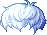 Feathered Wild Bangs, blue
