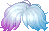 Ombre Shag, blue