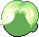 Mousse Gel Hair, green