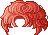 Toy Poodle Hair, red