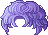 Toy Poodle Hair, purple