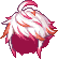 Feathered Locks, red