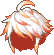 Feathered Locks, orange