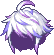 Feathered Locks, purple