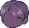 Voluminous Flora Hair, purple