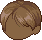 Voluminous Flora Hair, brown