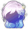 Foggy Gentle Breeze Hair, blue