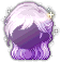 Foggy Gentle Breeze Hair, purple