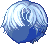 V Hair, blue