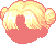 Short Parts with Buns, orange
