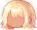 Fuzzy Fried Hair, orange