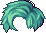 Dark Miro Hair, green