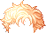 Noodly Hair, orange
