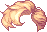 Bling Crescent Hair, orange