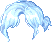 Mint Hair, blue